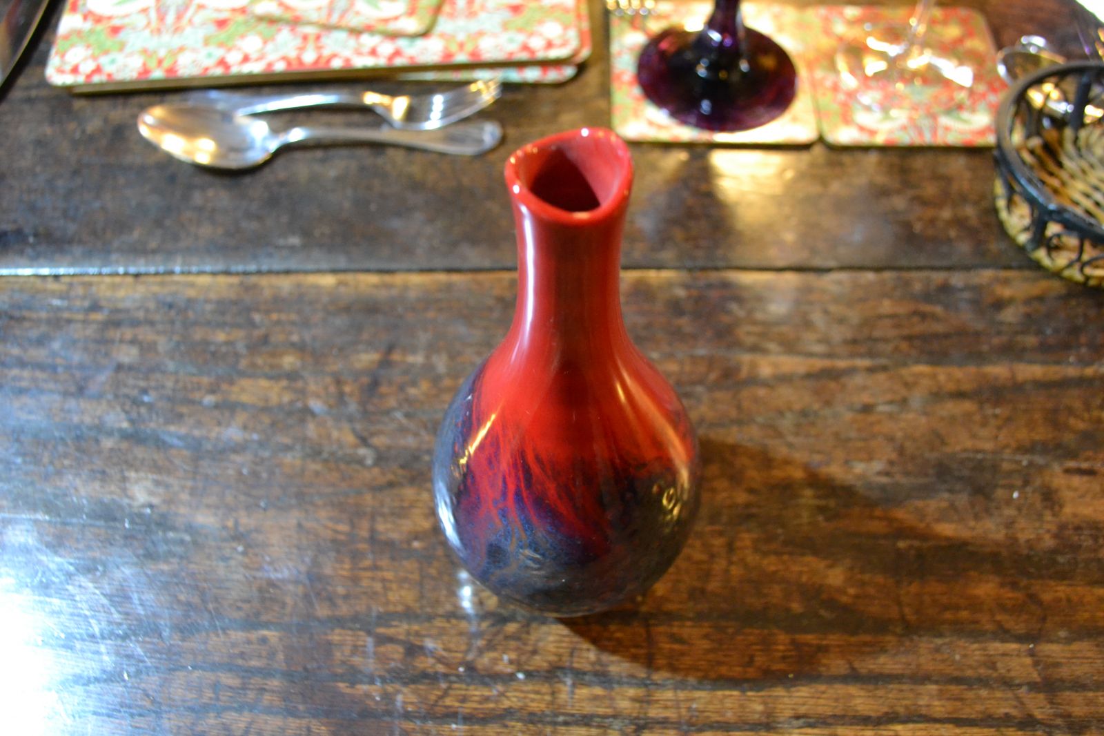 Royal Doulton Flambe Vase