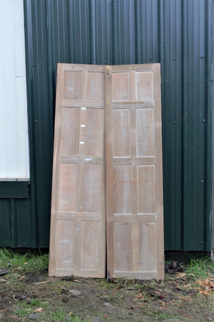 A Pair of Oak Double Doors