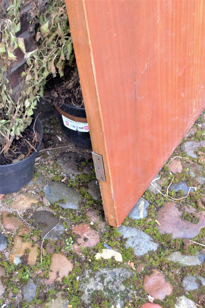 Large Oak Office Door